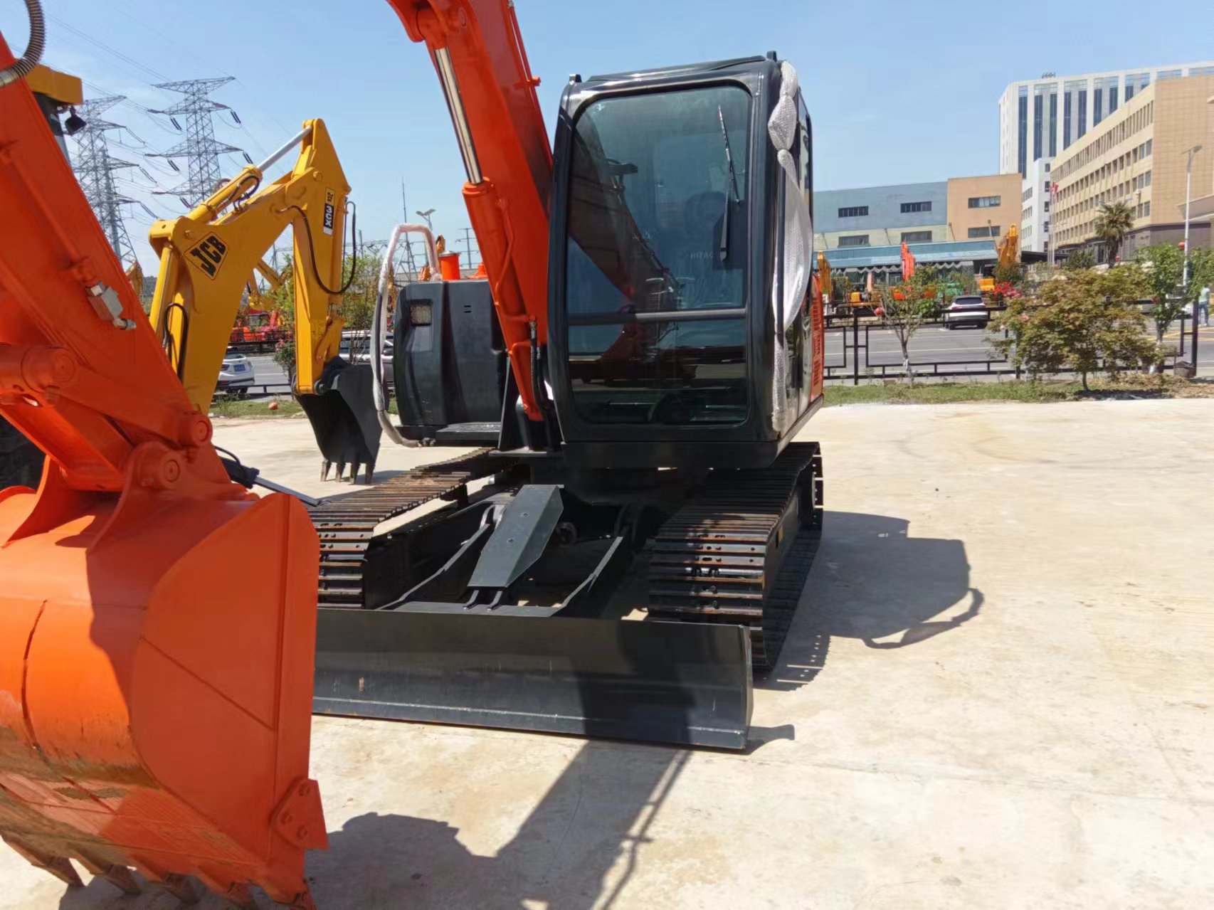 40.5 kW Power Original Hydraulic Cylinder Hitachi ZX70 Mini Excavator with Hyperkinesis