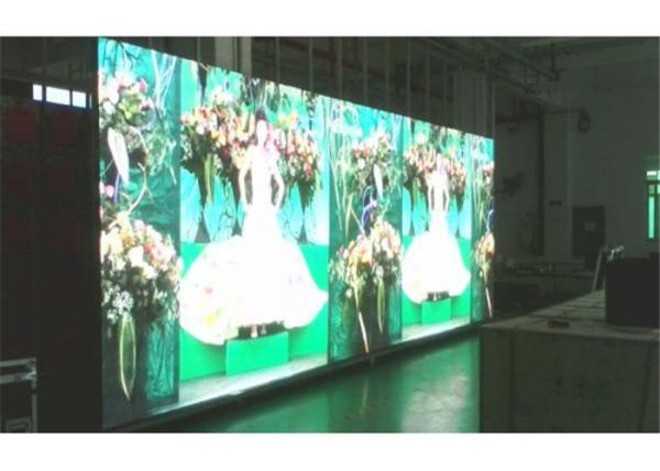 Floor Stand P3 LED Wall Hire , LED Curtain Rental Die - Casting Wider Viewing