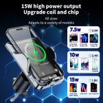 Universal 360° Adjustable Cell Phone Holder With 15W Wireless Charging