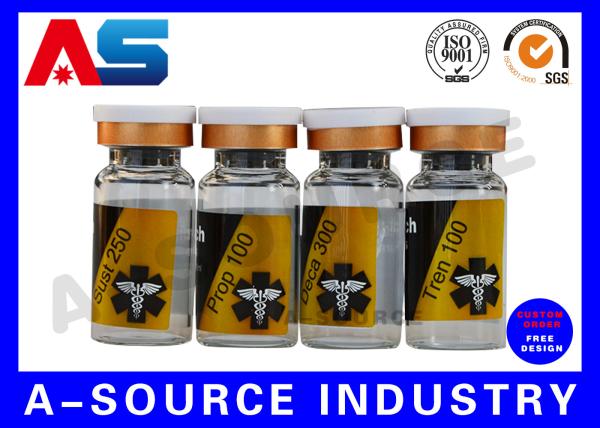 Pharmaceutical Lab Test Solution Custom Private Label Water Bottle Sticker