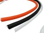 UL 94 V-2 Black Flexible Split Cable Wrap Sleeving For Temperature -50°F To 150
