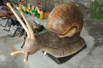 Lovely Animatronic Snail Indoor Outdoor Theme Park Simulation Insects