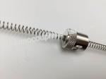Spring Loaded Temperature Sensor Parts Single / Double Slot Bayonet Cap For