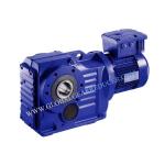 China K167 High Efficiency Gearbox Reducer With High Torque Helical Bevel Gear