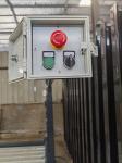 AA4C outdoor 2 Post Car Parking Dual Column Parking Lift Auto Storage Automobile