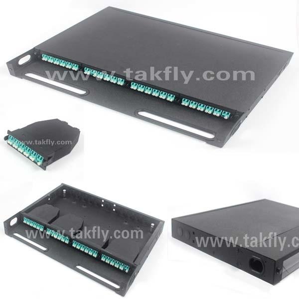 Quality MPO MTP Patch Panel MPO Cassette 96 Port Fiber Optic Patch Panel for sale