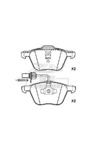 Wholesale 7M3698151A ATE Ceramic Brake Pads Volkswagen Sharan D880 Front Replacement from china suppliers