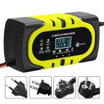 Intelligent 12V/10A Car Battery Charger for Fast Charging and Automatic