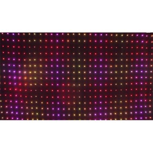 Wedding P200 6 * 3m Red Green Blue Tricolor Led Video Curtain Stage Dj