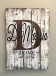 Home Decorative Wooden Wall Plaques , Wall Sign Sayings 30 X 40 Cm Size