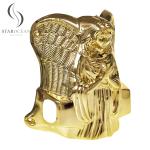 Angel Shape Coffin Corner Last Supper Lug Design Coffin Accessories Gold Plated