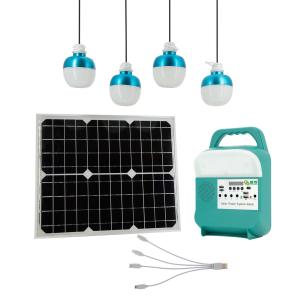 Wholesale Household Solar Speaker Power Lighting System Energy With USB Fm TF Radio from china suppliers