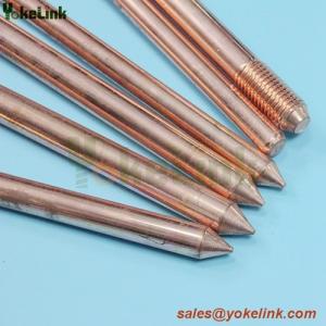 Wholesale Hot sell COPPER CLAD GROUND ROD 3/4X10 FT for underground applications from china suppliers