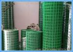Green PVC 2mm Welded Wire Mesh Roll After Electric Galvanized with 3/4" Hole