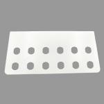 Single Mode LGX Fiber Optic Adapter Panel SC ST 12 Port White