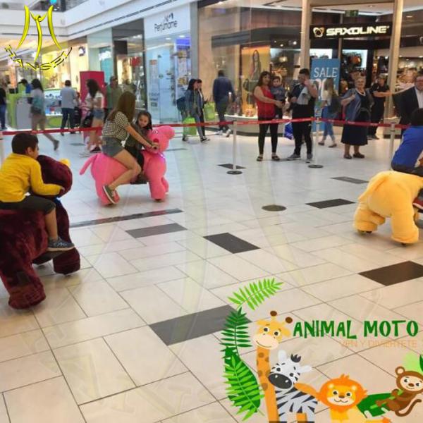 Hansel amusement rides electric walking rides on animal toy for sale