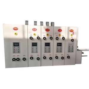 Wholesale Carton Box 2 Colors Corrugated Paper Printing Machine Chain Feeder Slotting from china suppliers
