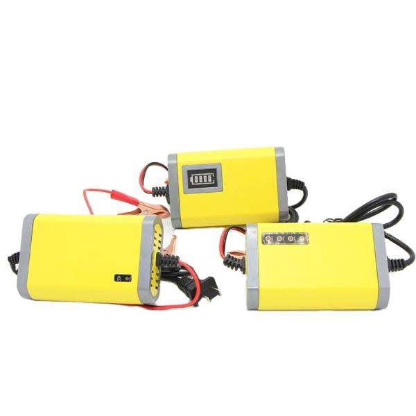 12V 10A Car Motorcycle Battery Charger Full Automatic with Connector Protection