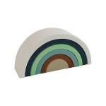 3d Folding Children'S Puzzle Silicone Rubber Rainbow Custom Rubber Toys