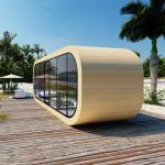 Strong Materials Aluminum Plate Modern Design Apple Cabin Office Pod for Elegant