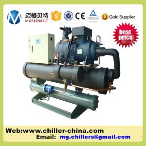 China -5 Degree C Brewery Dairy Water Cooled Screw Glycol Chiller For Cooling Jacket on sale