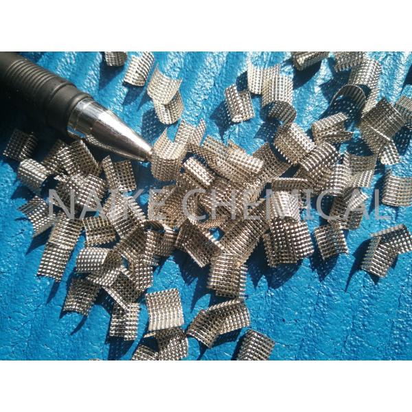 Metal Protruded Half Cylinder Dixon Packing 6*6mm For Laboratory Distillation Column