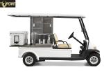 48v Electric Multi Purpose Utility Cart With Refrigerator And Led Lights