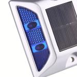 Solar Charging Aluminum 800 Meters 115mm Blue Reflectors On Highway