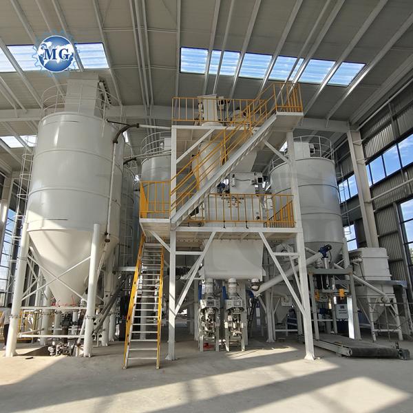 High Quality Dry Powder Mortar Production Line Wall Putty Sand Cement Mixer