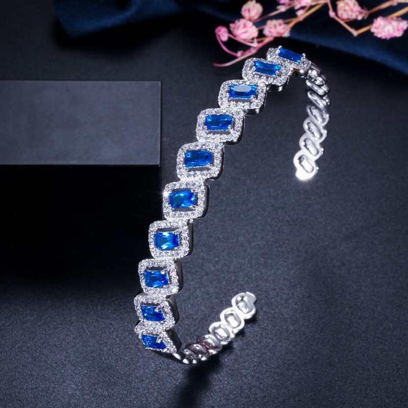 Fashion Cubic Zirconia Bracelet Bangle Chain Bracelets For Women Gold Silver Color Hand Chain CZ Bracelet Jewelry