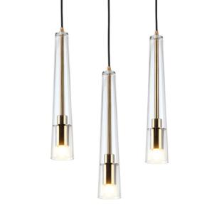 Wholesale JYLIGHTING Nordic Creative Single Head Glass Modern Simple Bedroom Bedside Bar Restaurant Cone Shaped Modern Pendant Light from china suppliers