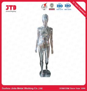 China Male And Female Whole Body Mannequins Chrome Plated on sale