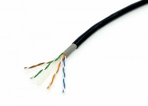 Wholesale PVC+UV PE Double Sheath CAT6 UTP Cable , Outdoor Ethernet Cable Cat6 from china suppliers