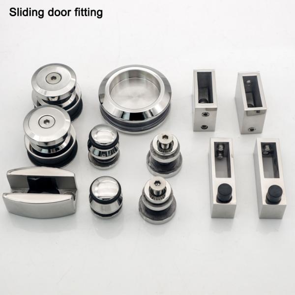 Frameless Shower Door Hardware Glass Bathroom Screen with Highly Resistant