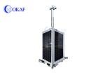 OK-PRO9 OKAF 4G WIFI GPS Mobile Solar CCTV Security Tower Temporary Monitoring