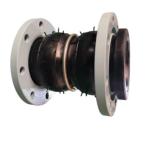 DN200 Pressure Resistant Double Ball Rubber Joint With Booster Ring