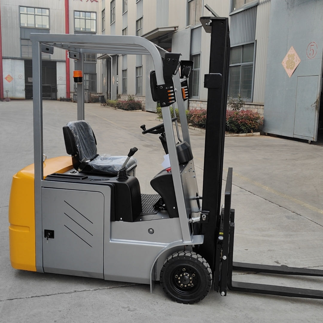 1 ton 1.5 ton 3m New three-wheeled electric forklift with small turning radius for warehouses