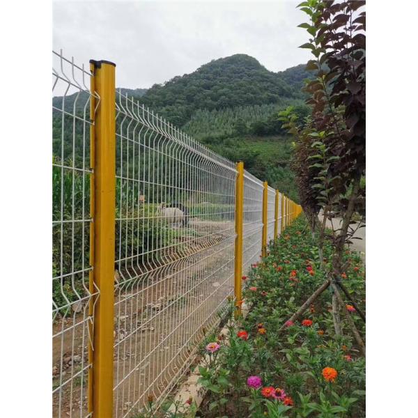 Anti Climb Security Fence With Peach Post