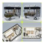 2022 Flour-Based Electric Mobile Hair Cut Salon Van for Meat Processing Plants
