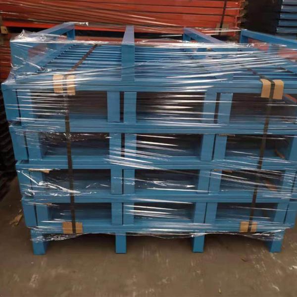 3000KG Industrial Warehouse Steel Pallets Heavy Duty Pallets 2 Way Entry