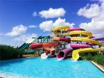 Height 5-12 Meters Water Park Slide Swimming Pool Set Customized
