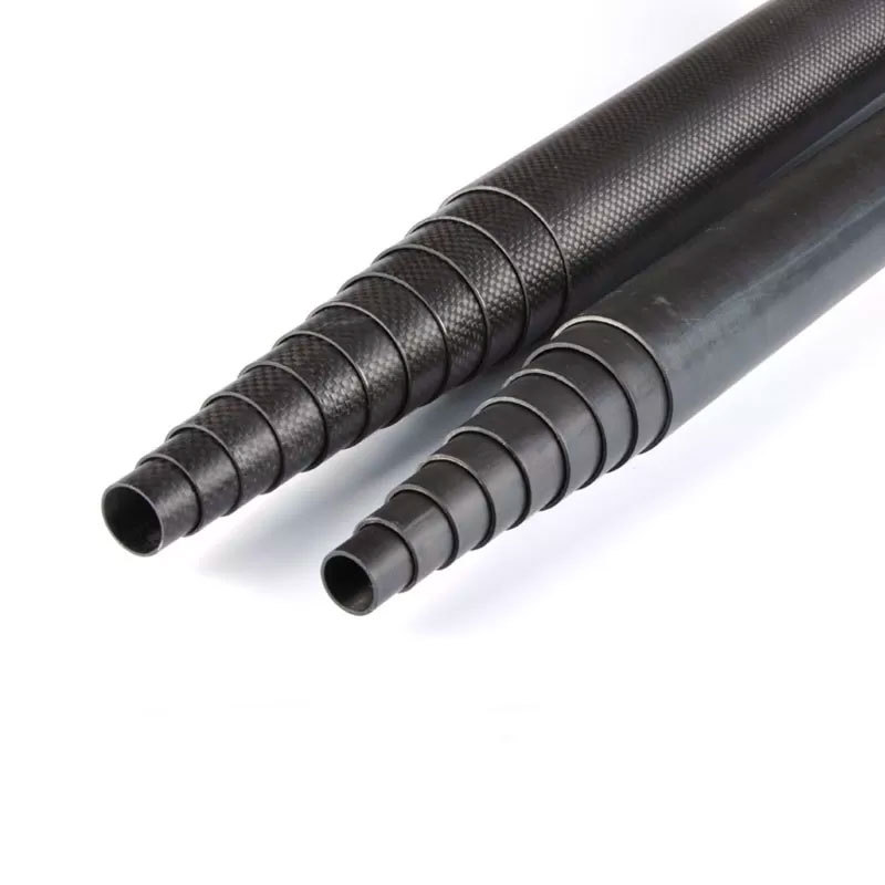 Customized 3K Carbon Fiber Telescopic Pole Adjustable Length Lightweight for High Reach Applications