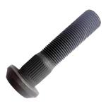 40Cr 14.2mm Knurl Wheel Lug Stud With Long Splines 24mm Shank Length