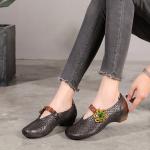 S300 Factory Autumn And Winter New Handmade Leather Round Toe Shoes, Retro