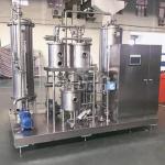 Double Tank Soft Drink Production Line Plate Exchanger Beverage Carbonation