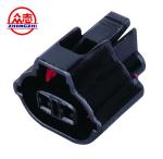 Black Female 2 Pin Automotive Electrical Connectors With Seal IP69K