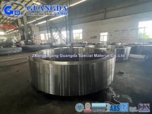 China Large Ring Gear Blank Heavy Steel Forgings 42CrMo4 Diameter Max 6300mm on sale