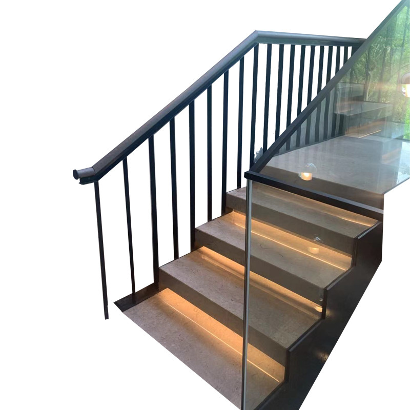 10mm 12mm Tempered Aluminum Glass Handrail Balustrade Railing