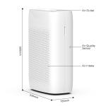 LED Display 25m2 HEPA Filter Ioniser Air Purifier 210m3/H