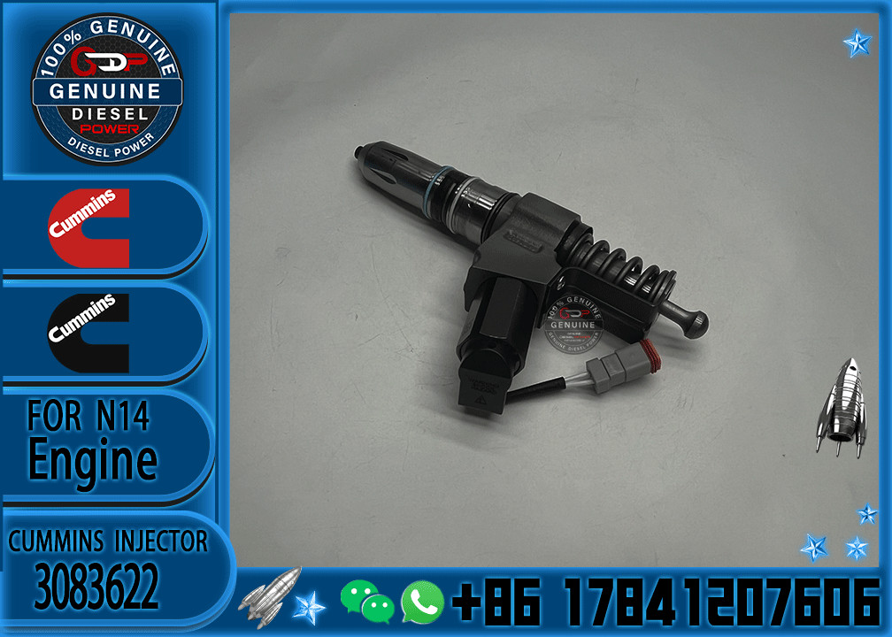 Construction Machinery PartsFuel Injector For N14 Diesel 3411766 3083846 3083622 3411759 For CUMMINS Diesel Engine